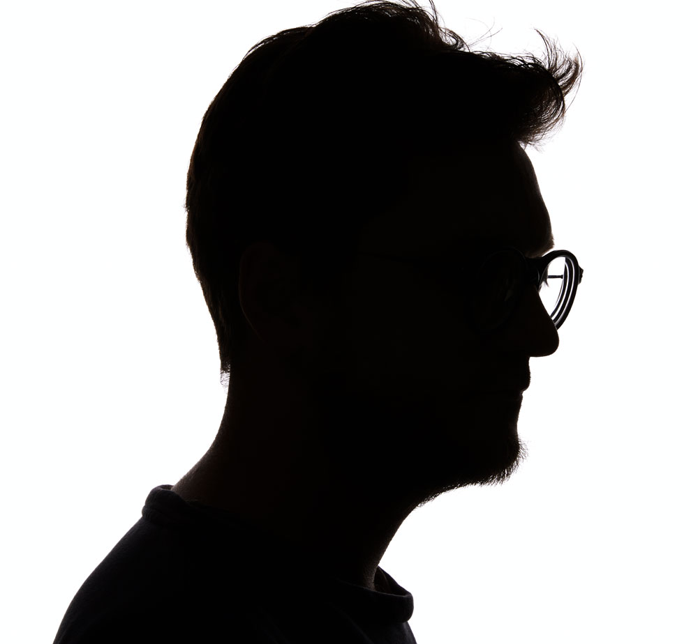 A silhouette of victim number 3 of Errol Damelin